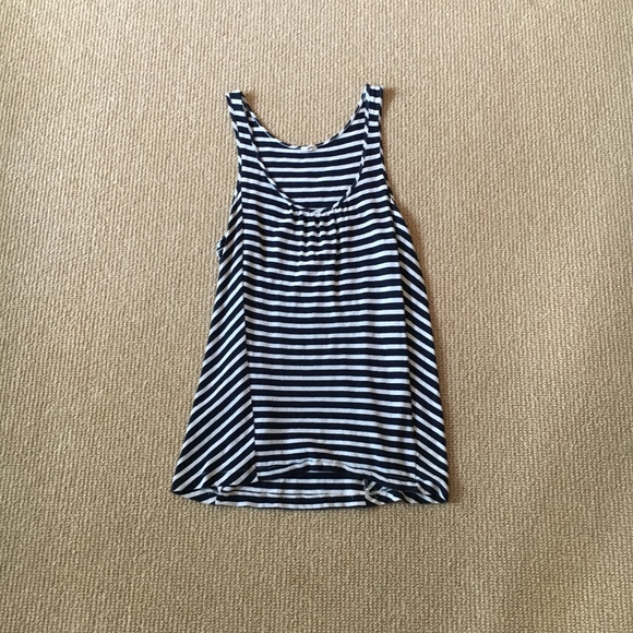 J. Crew Tops - J. Crew Drapey Stripe Tank Top, Size XS